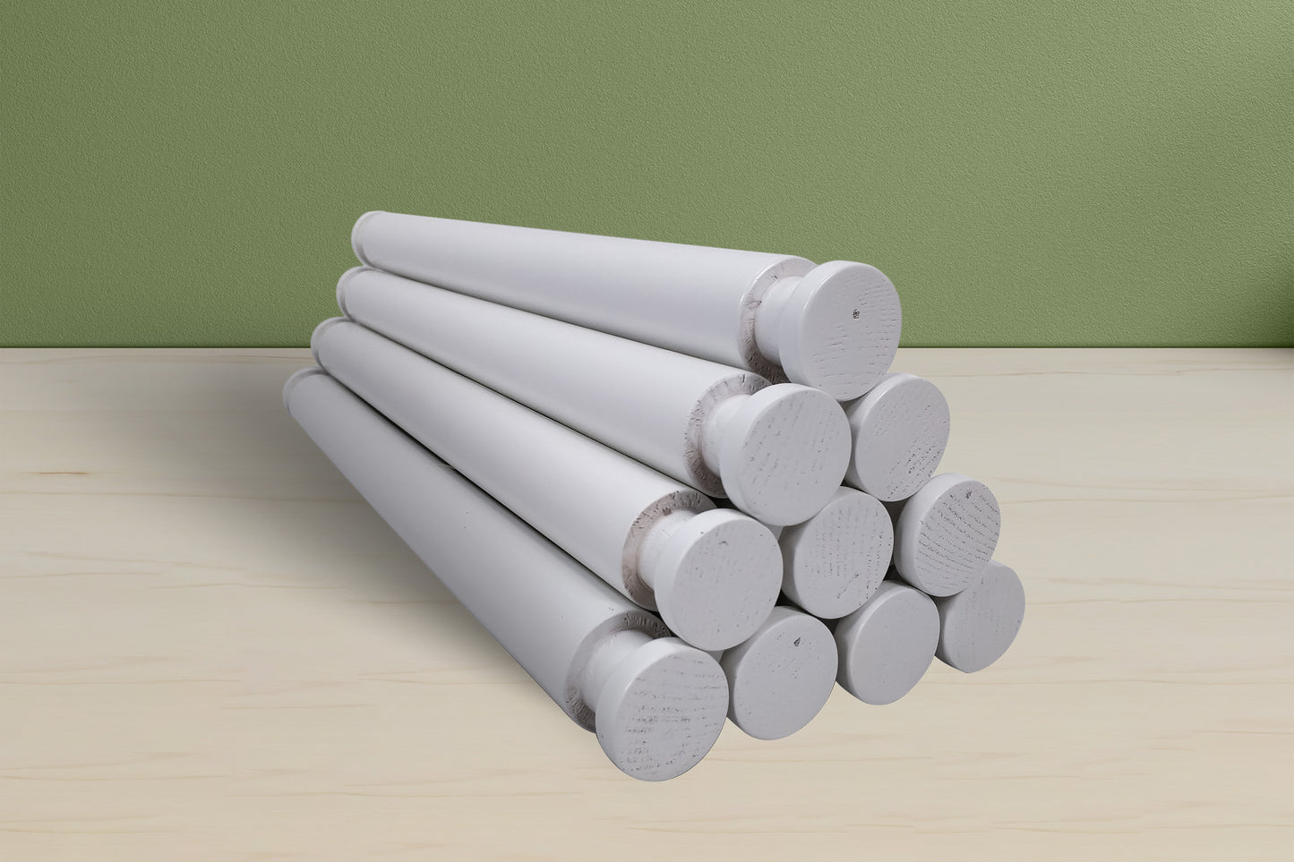 White 10-Tier Wood Bracelet Display with Drawer | OUT OF STOCK (Restock in 2025)