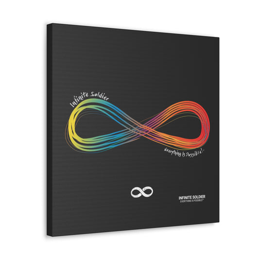 Infinite Pride Motivational Canvas Wall Art - Square