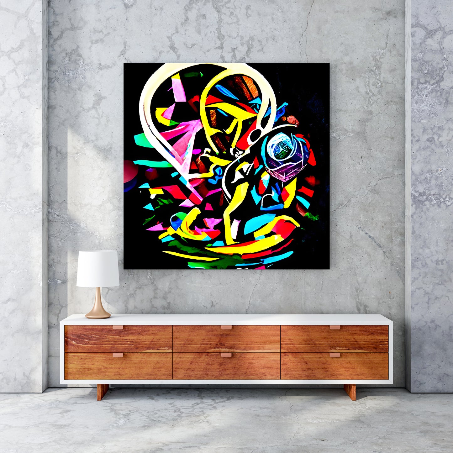Death Does Not Part Only The Lack Of Love SugarSkull death does not part astral cosmic illustration vibrant colors swirls