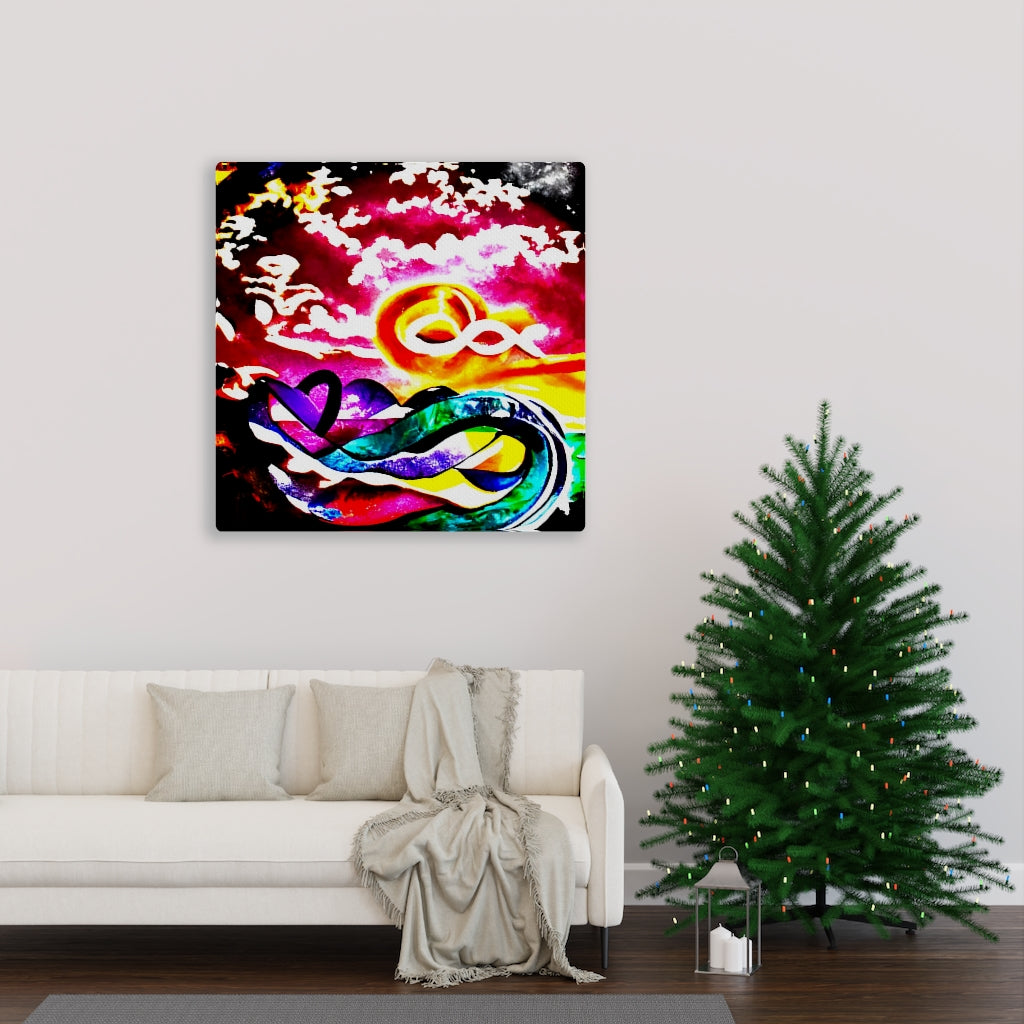 Infinity symbols in the sky elaboratel colorful