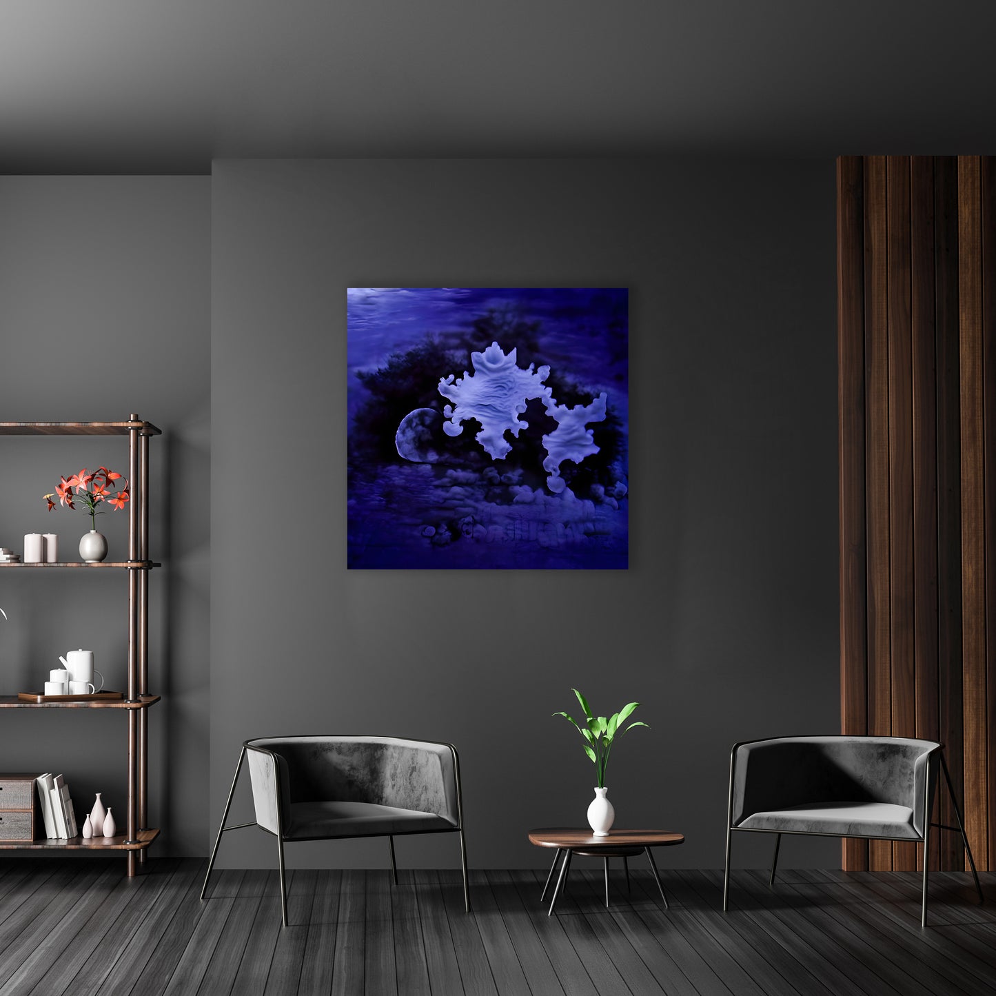 My Gateway To Heaven mandelbrot retroism resin cast telephoto
