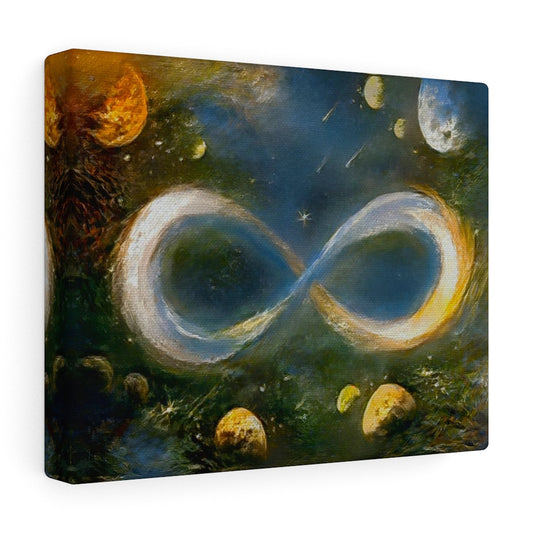 Infinite Galaxy -Beautiful Universe Infinity Inspired Canvas Wall Decor, Canvas Prints, Art, Wall Decor, Painting, Space Art, NASA