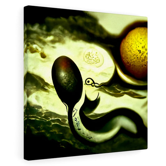 Sperm Meets Egg street art seascape