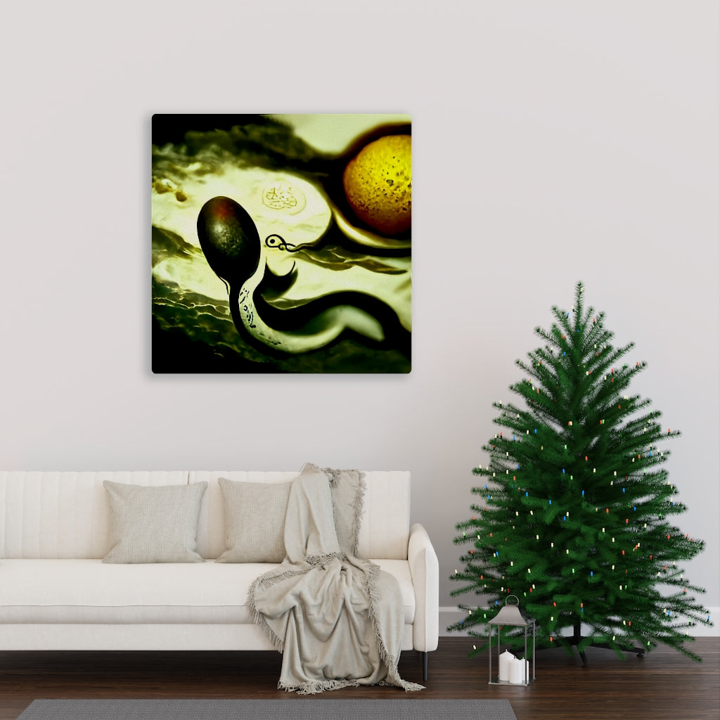 Sperm Meets Egg street art seascape