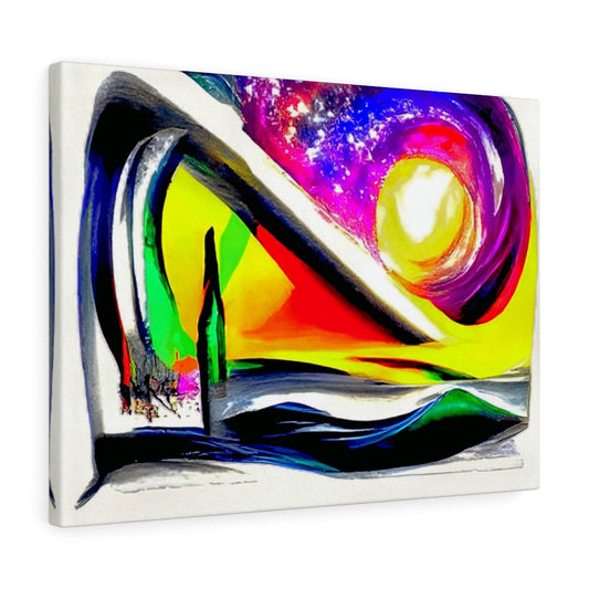 I'll Take You Away - Canvas Wall Art,  Detailed Painting Modern Art Digital Art Infinity concept art