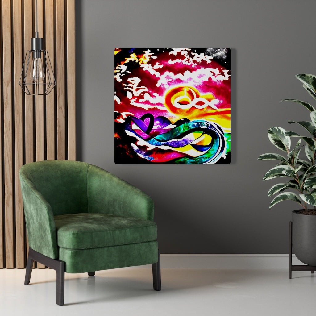 Infinity symbols in the sky elaboratel colorful