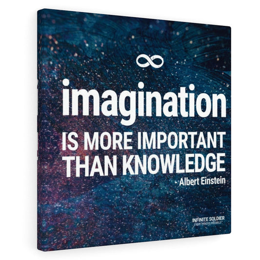 Imagination Square Mounted Canvas Poster