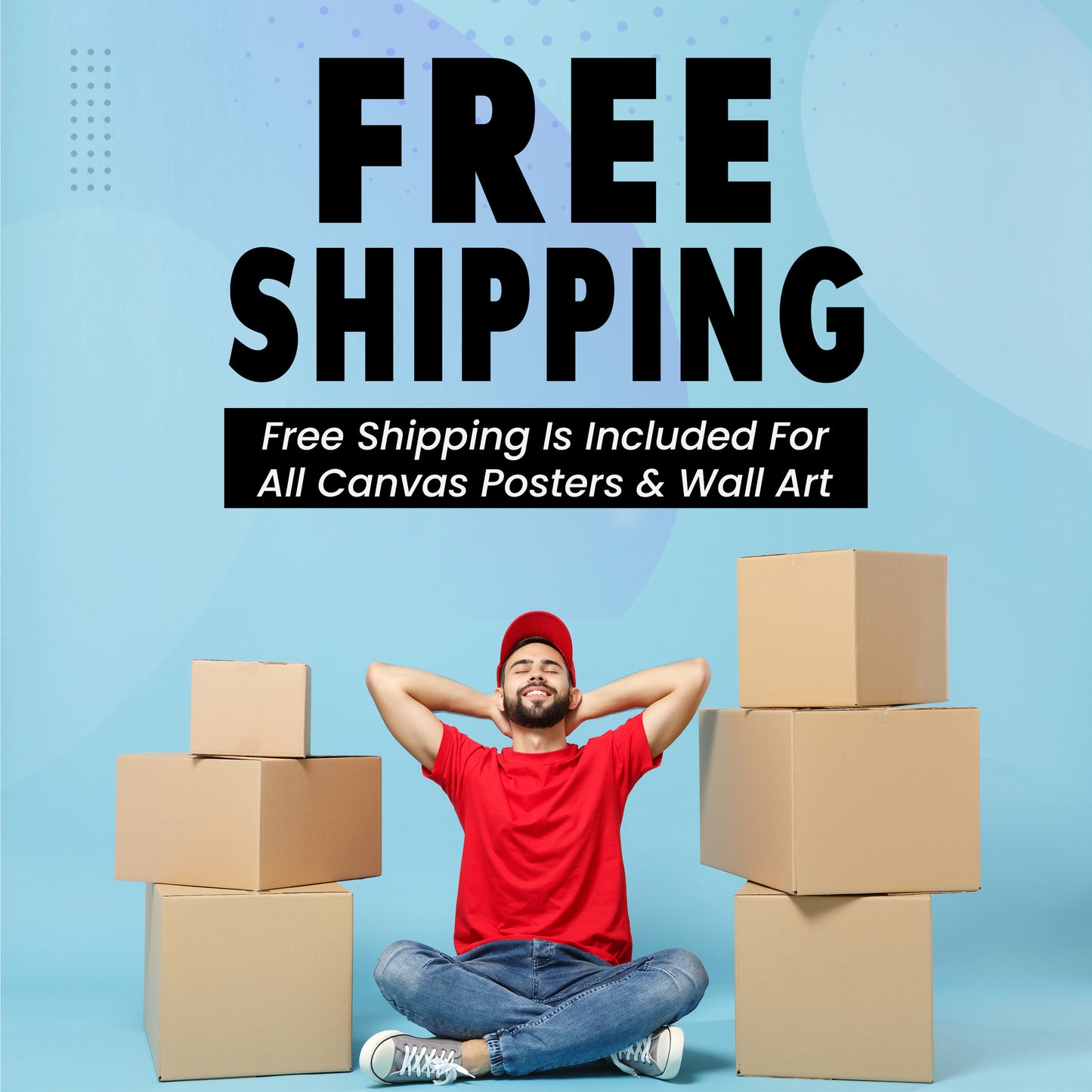 Change Your World' Motivational Mounted Canvas Print- Orange