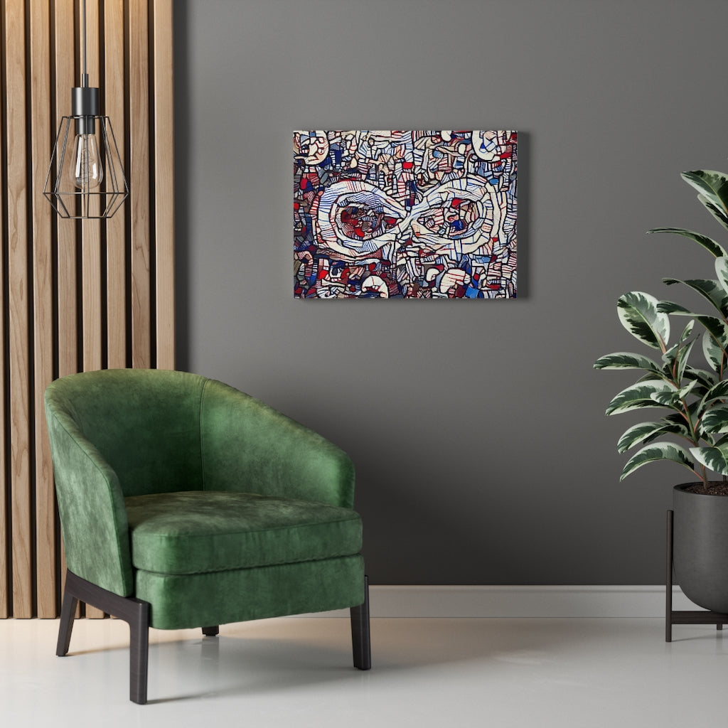 Infinite Galaxy Dubuffet Inspired Wall Art, Canvas Art, Wall Decor, Wall Art, Artistic Painting, Stars and Galaxy Picture, Watercolors