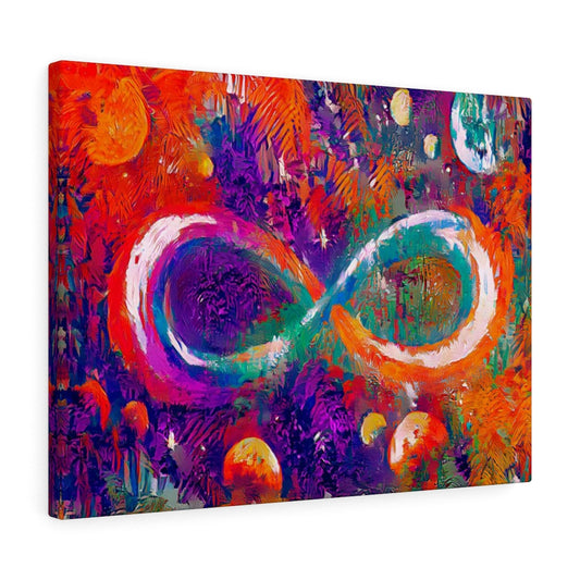 Infinite Galaxy Nature Inspired Canvas Wall Art, Floral Pictures, Flower Art, Wall Decor, Painting, Watercolors, Canvas Prints, Flowers