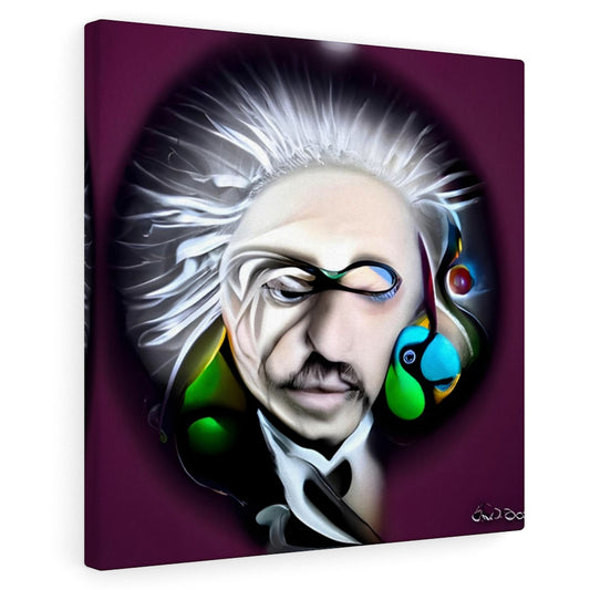 Insanity is doing the same thing over and over again renaissance painting street art modern art quilling fractal infinity