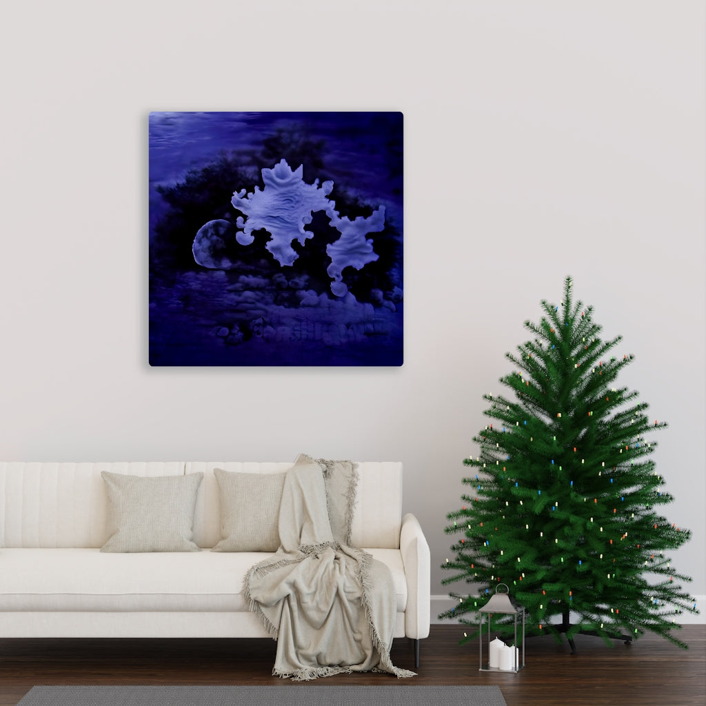 Dreaming On Cloud 9 mandelbrot retroism resin cast telephoto hyperdetailed charcoal drawing