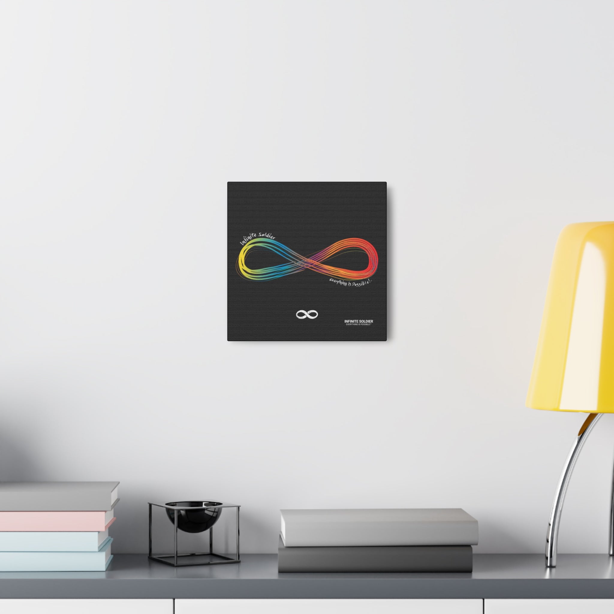 Infinite Pride Motivational Canvas Wall Art - Square