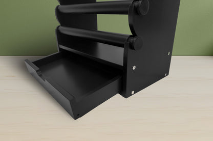 Black 10-Tier Bracelet Display with Drawer | Luxury Jewelry Organizer