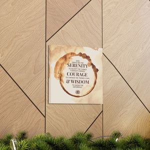 'Serenity Prayer' Mental Health Poster Wall Decor