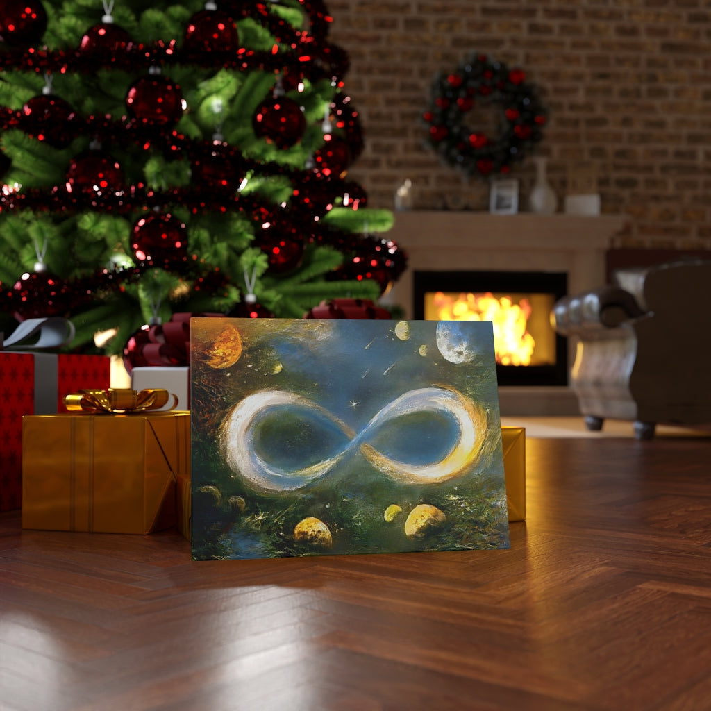 Infinite Galaxy -Beautiful Universe Infinity Inspired Canvas Wall Decor,  Canvas Prints, Art, Wall Decor, Painting, Space Art, NASA