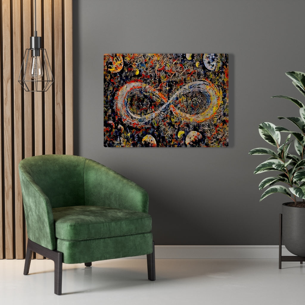 Infinite Galaxy Abstract Expressionist Painting Infinity Wall Art, Canvas Art, Wall Decor, Wall Art, Painting, Stars and Galaxy