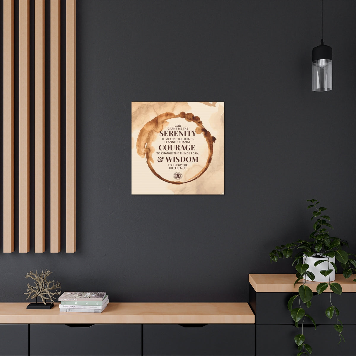 'Serenity Prayer' Mental Health Poster Wall Decor