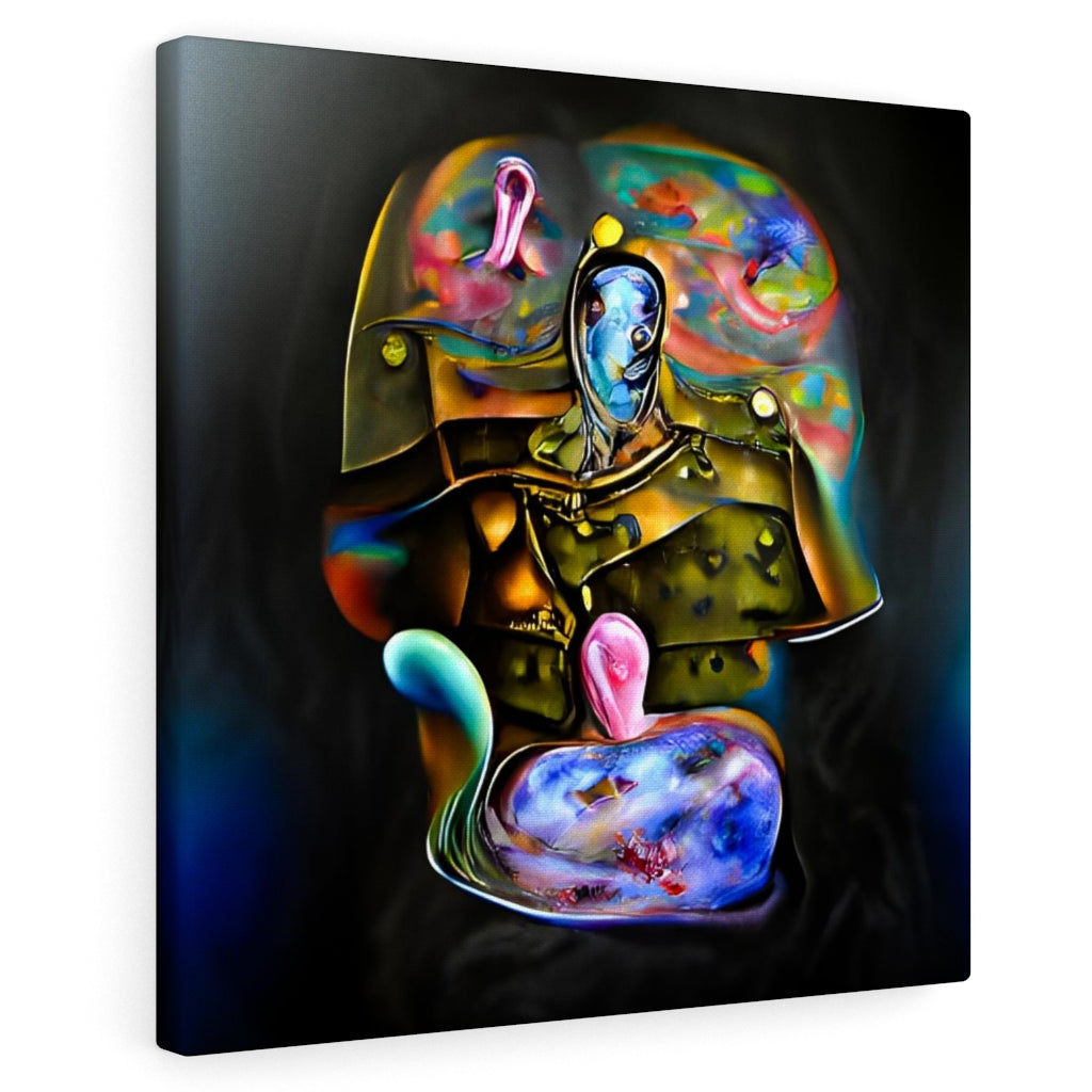 Infinite Nebula Soldier Canvas Poster