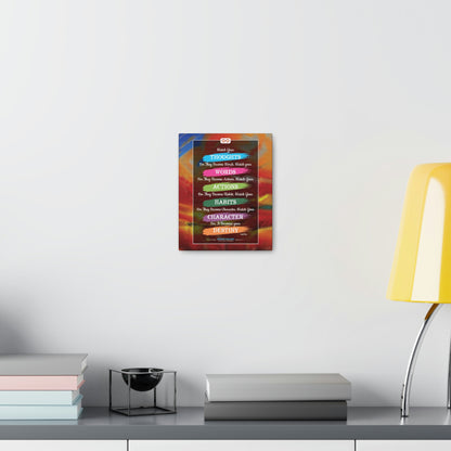 Lao Tzu Motivational Quote Vertical Canvas Poster | Infinite Soldier