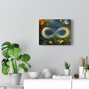 Infinite Galaxy -Beautiful Universe Infinity Inspired Canvas Wall Decor,  Canvas Prints, Art, Wall Decor, Painting, Space Art, NASA