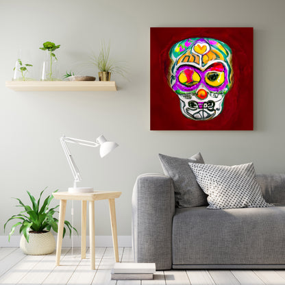 I will always remember you sugar skull infinity space radiant space retro