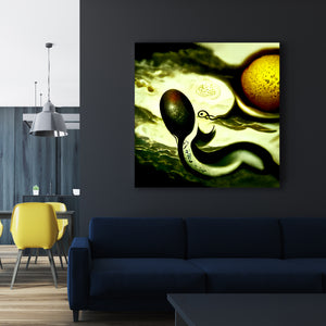 Sperm Meets Egg  street art seascape