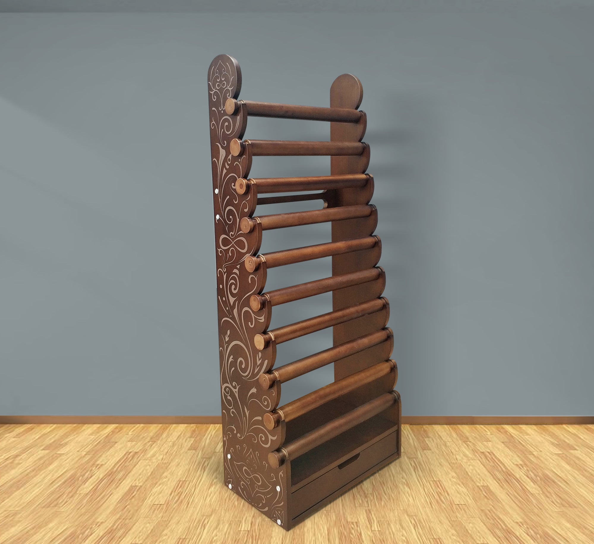 wood bracelet display stand