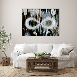 Infinite Galaxy Darkness  Wall Art, Canvas Art, Wall Decor, Wall Art, Artistic Painting, Stars and Galaxy Picture