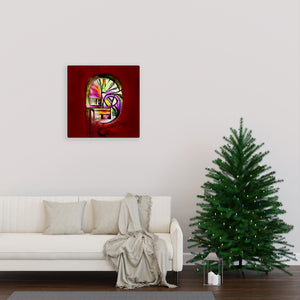 Open the doors to your mind infinity abstract art matte painting modern art airbrush art