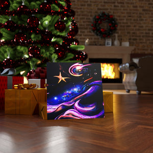 When Midnight sighs infinity cosmic space radiant airbrush art acrylic5