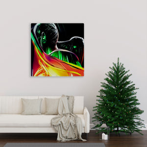 Colorful Wall Decor Abstract Superhero Character Canvas Art Print Wall Decor Canvas Painting Large Wall Art Character Art Anime Art