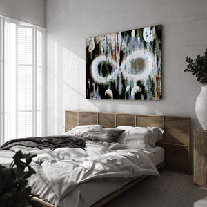 Infinite Galaxy Darkness  Wall Art, Canvas Art, Wall Decor, Wall Art, Artistic Painting, Stars and Galaxy Picture
