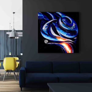 Blue Steel Infinity Airbrush Style Canvas Poster