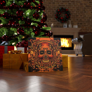 Infinite Sugar Skull Canvas Art, Day Of The Dead Art