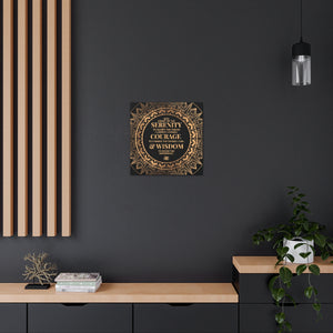 Serenity Prayer Canvas Poster Print