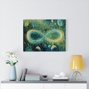 Infinite Galaxy, Infinity, Vincent van Goghe 'The Prison Courtyard' INSPIRED Canvas Wall Art, Wall Decor, Painting,