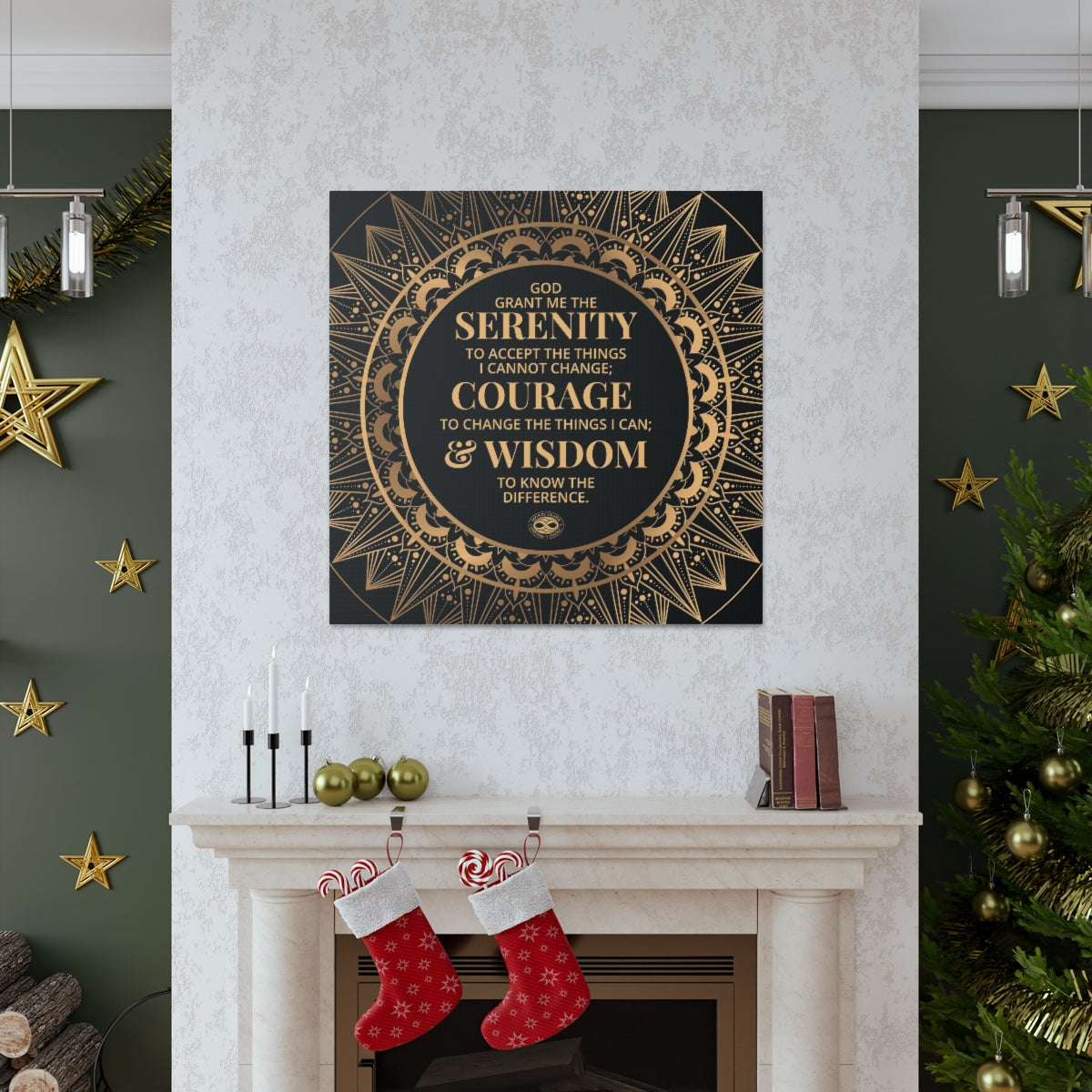 Serenity Prayer Canvas Poster Print