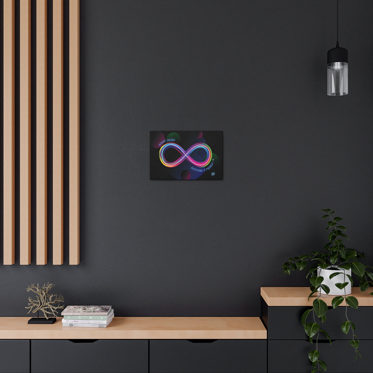 Neon Infinity Space Rectangle