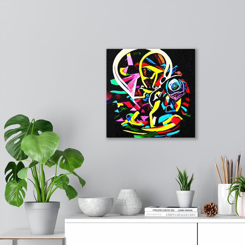 Death Does Not Part Only The Lack Of Love SugarSkull death does not part astral cosmic illustration vibrant colors swirls