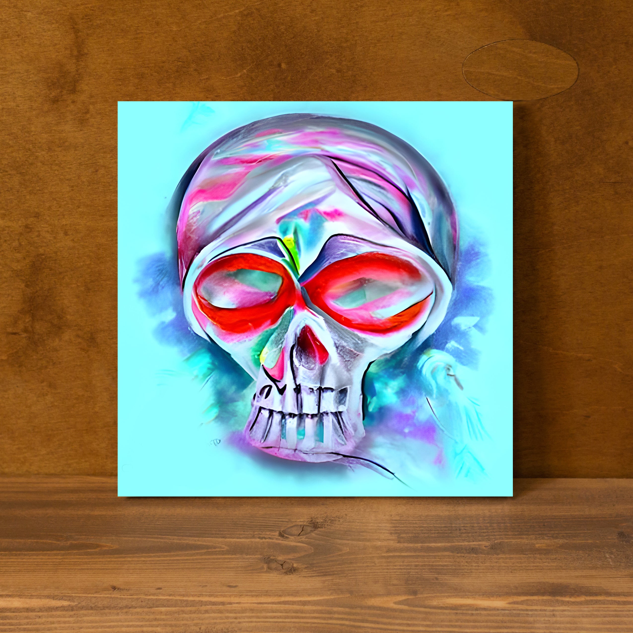 Death Does Not Part Only The Lack Of Love SugarSkull charcoal drawing acrylic art airbrush art1