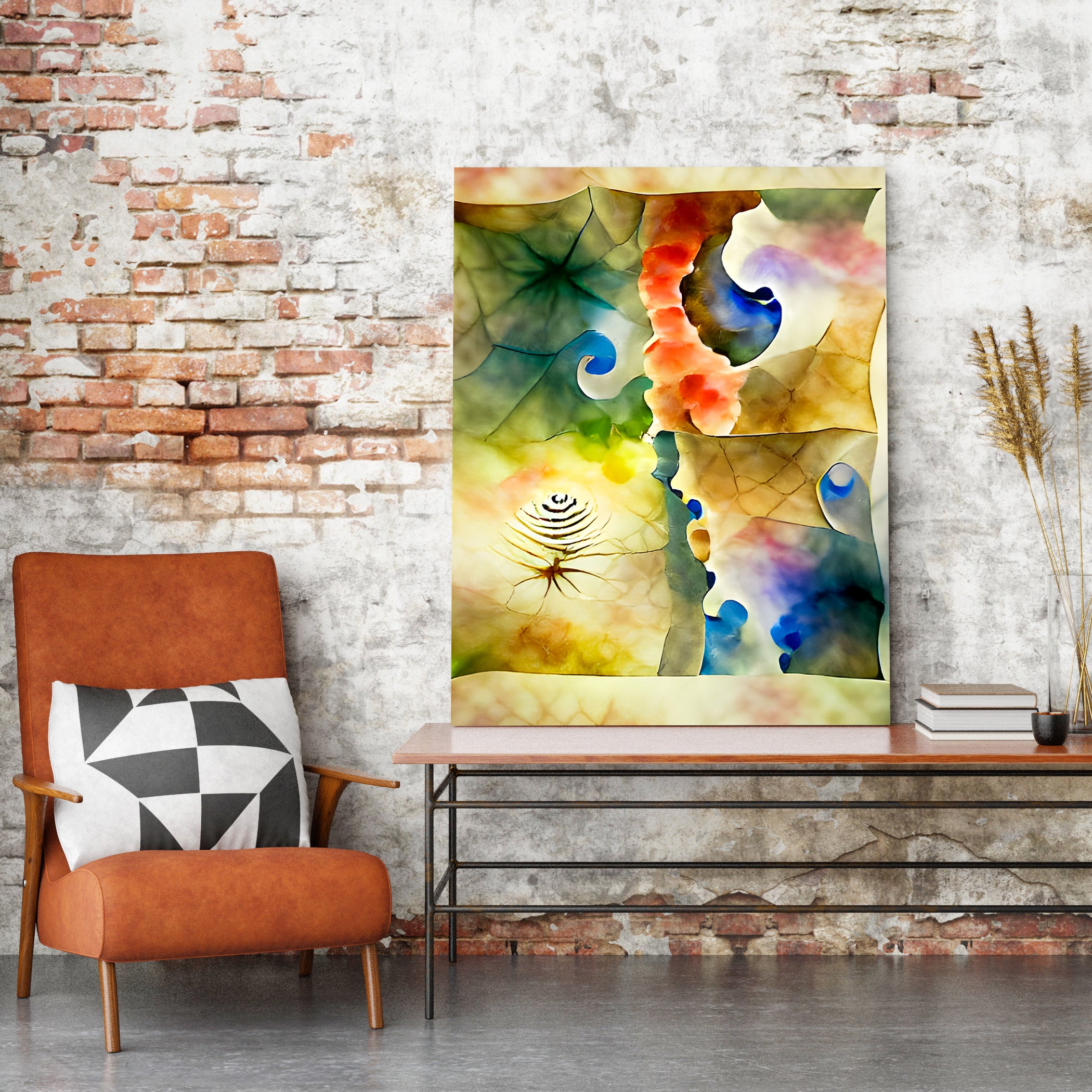 Welcome to my fractal mind minimalist beautiful watercolor