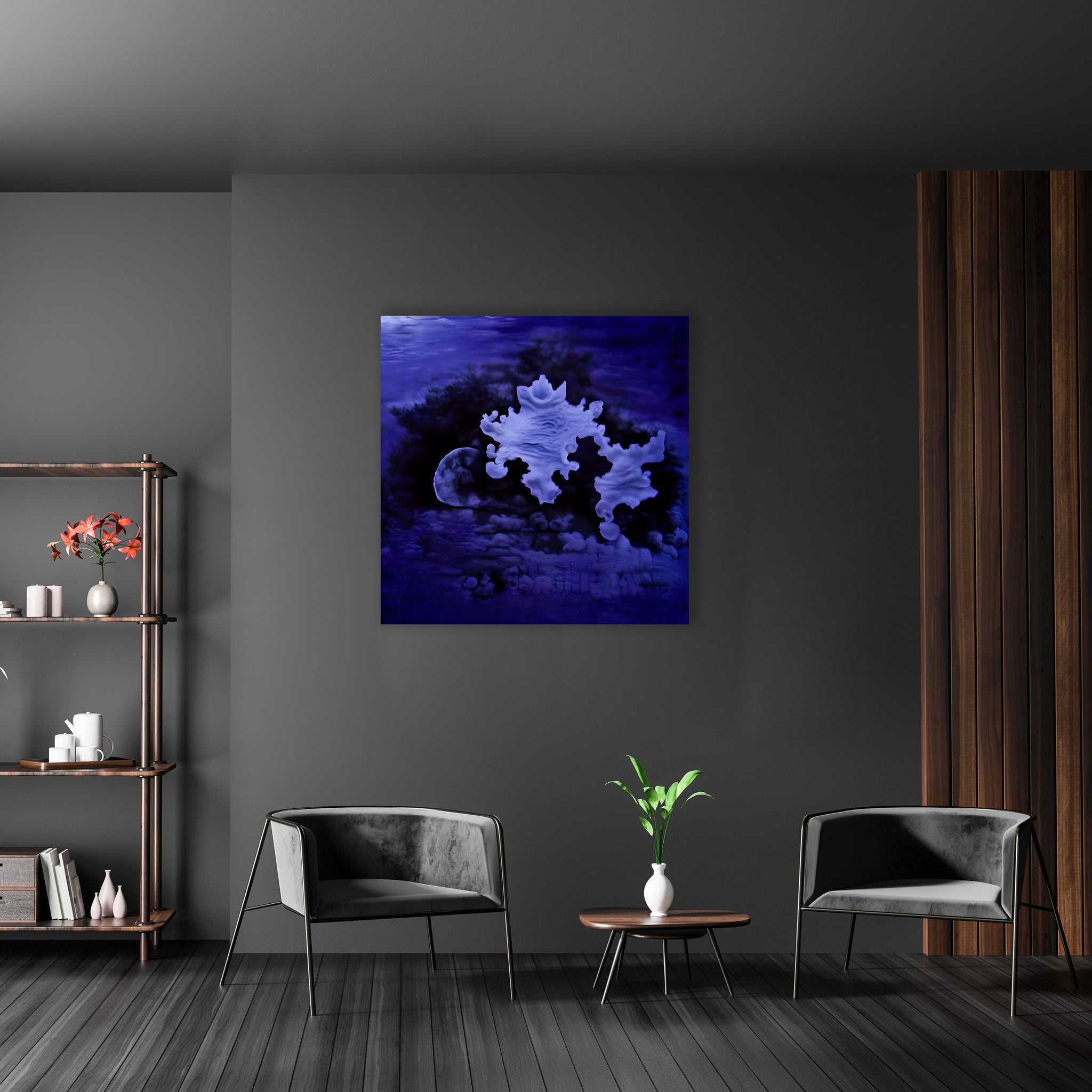 My Gateway To Heaven mandelbrot retroism resin cast telephoto