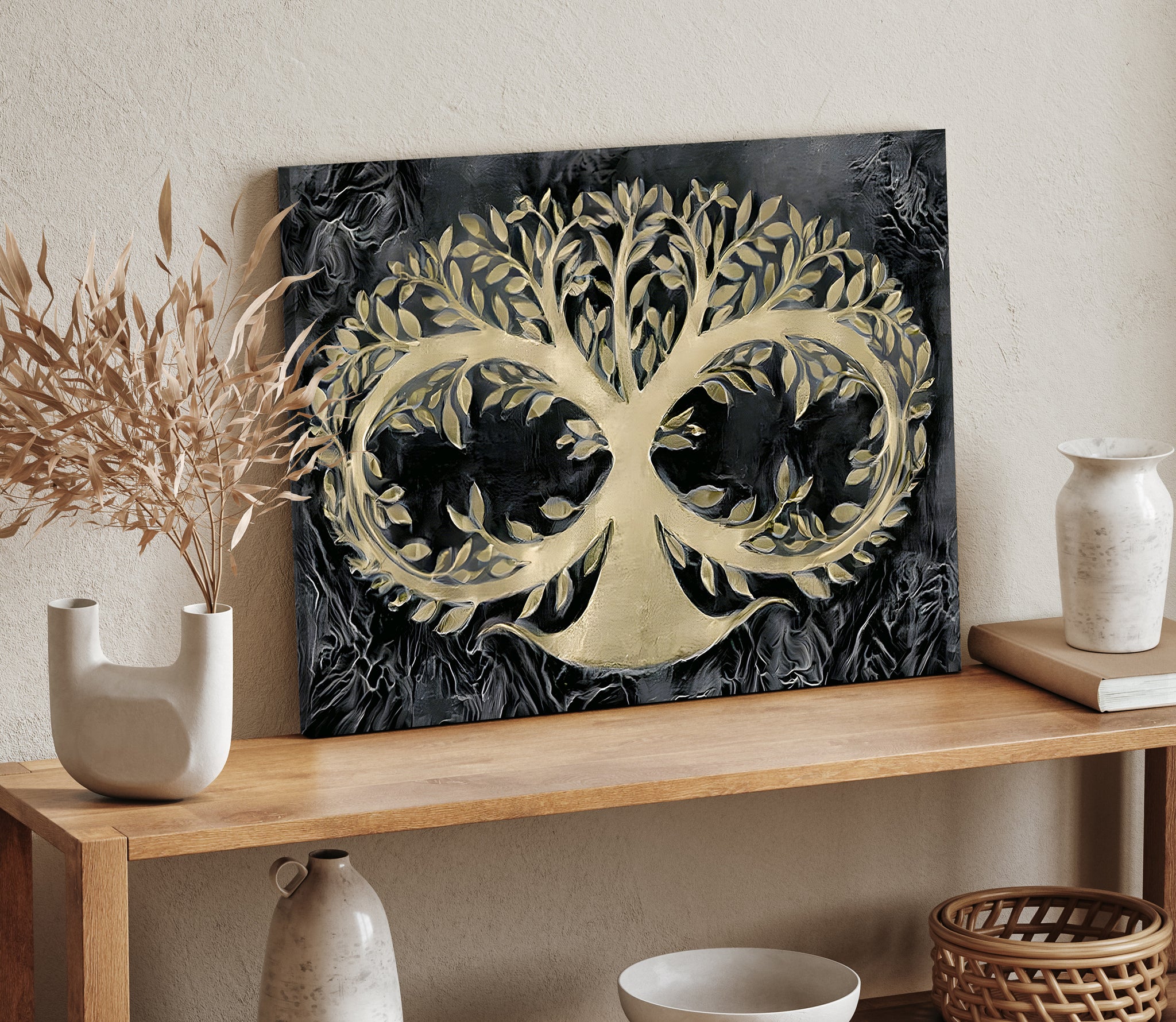 infinity tree of life canvas poster print