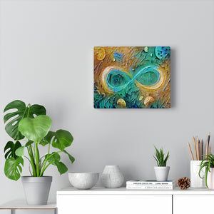Infinite Galaxy Impasto Style Wall Art, Canvas Art, Wall Decor, Wall Art, Painting, Digital Art, Abstract Art, Water Colors, Oil Colors