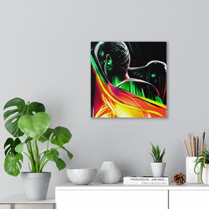 Colorful Wall Decor Abstract Superhero Character Canvas Art Print Wall Decor Canvas Painting Large Wall Art Character Art Anime Art