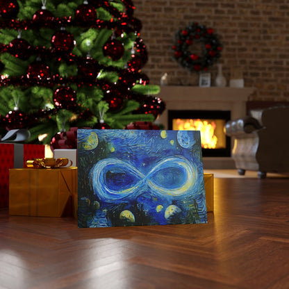 Infinite Galaxy - Starry Night Van Gogh Inspired Infinity Canvas Wall Decor,  Canvas Prints, Art, Wall Decor, Painting