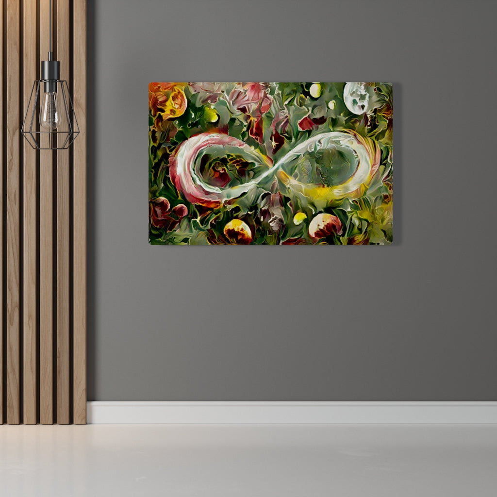 Infinite Galaxy Ernst Haeckel's Orchid Inspired Canvas Wall Art, Floral Pictures, Flower Art, Wall Decor,  Painting,  Sr, Digital Artwork