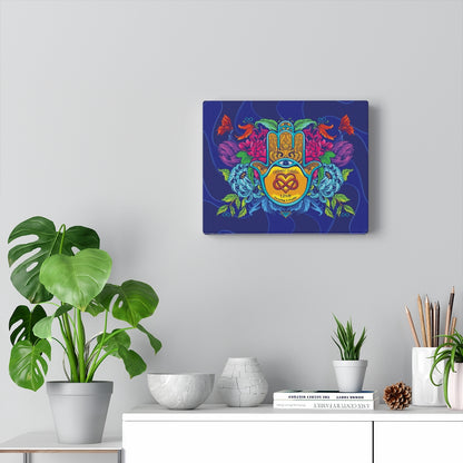 Motivational Canvas Poster - Hamsa Infinity Love