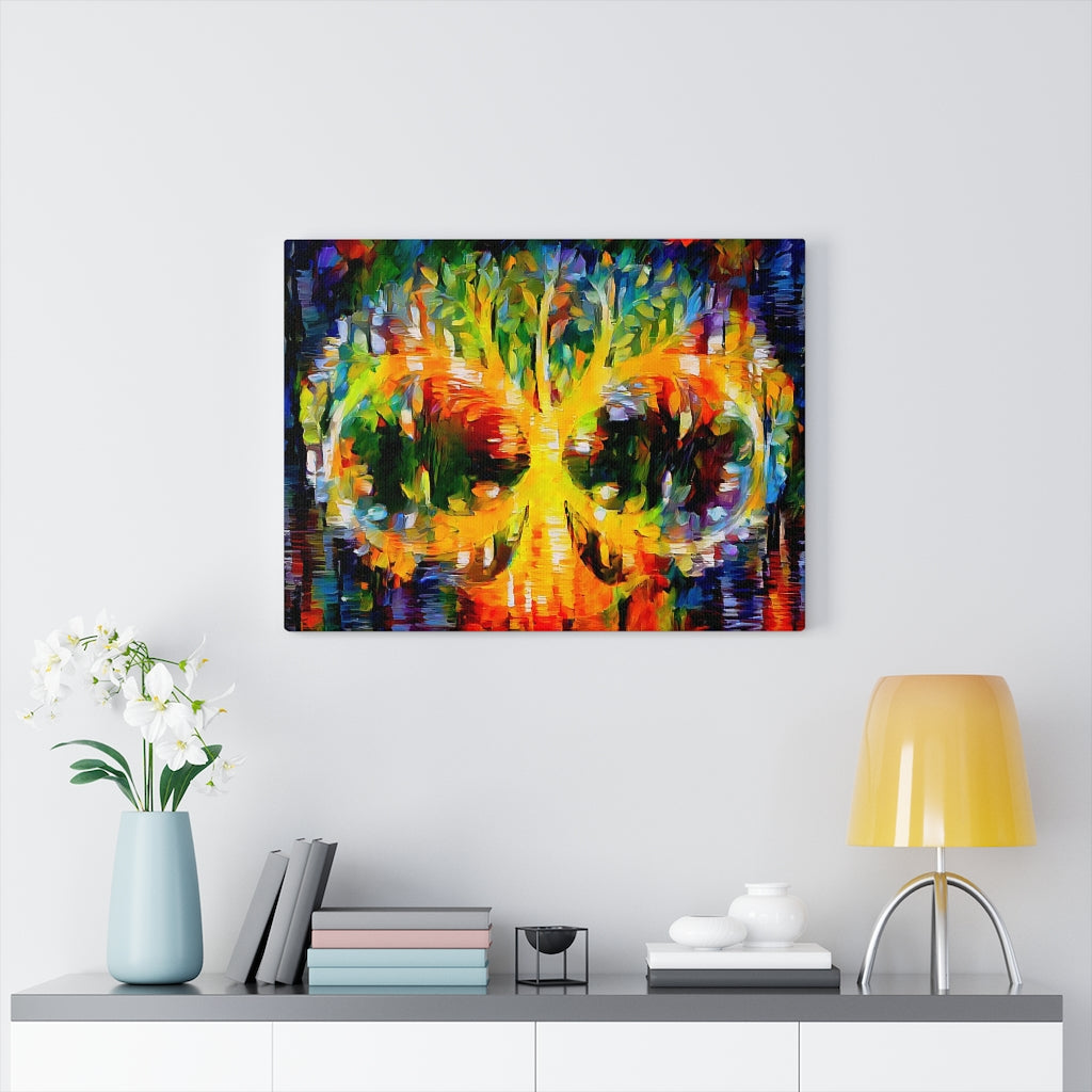 Colorburst Artistic Infinite Tree Of Life Wall Art, Canvas Painting, Infinity, Fine Canvas Print, Wall Decor, Digital Art, Family Canvas